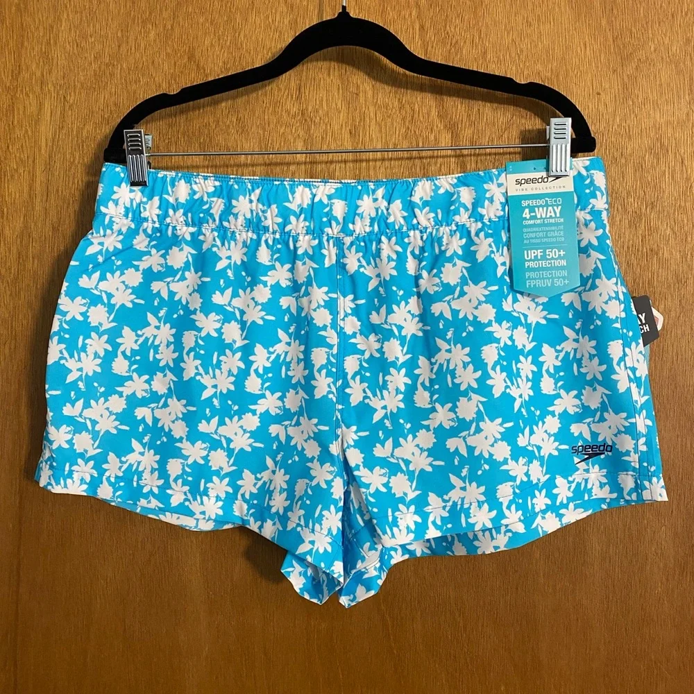 NWT Speedo Vibe Collection Swim Shorts